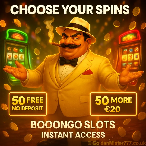 Golden Mister 777 Free Spins Offers