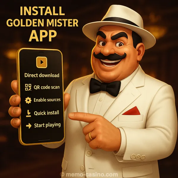How to Install the Golden Mister Casino Mobile App?